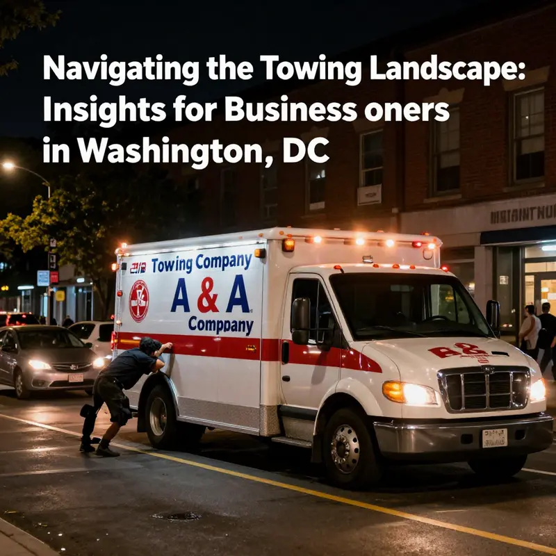 A & A Towing Company provides 24/7 emergency towing services, ensuring drivers receive timely assistance throughout Washington, DC.