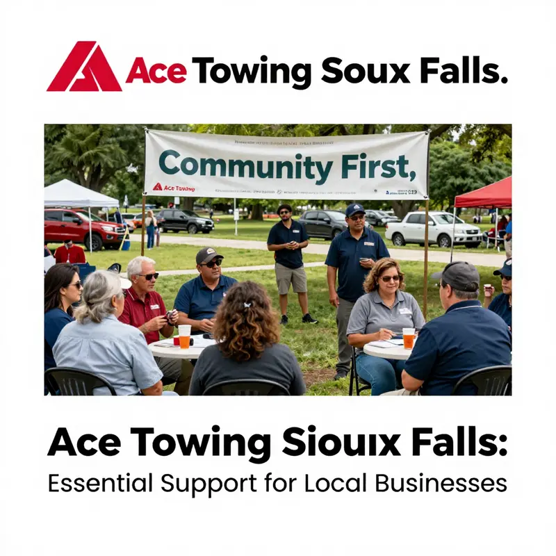 Ace Towing provides prompt service to businesses in Sioux Falls, ensuring minimal downtime.