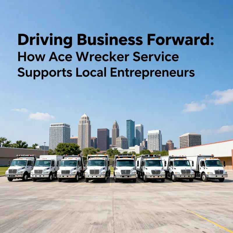 Diverse fleet of Ace Wrecker Service ready to meet various towing and roadside assistance needs.