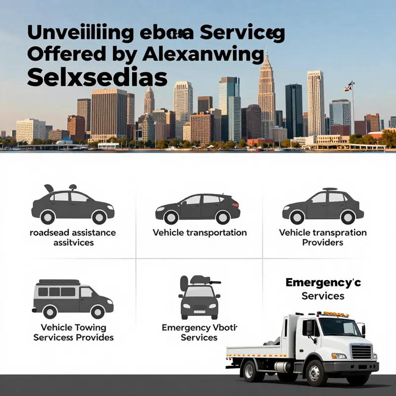 A modern towing truck ready to assist business owners in Alexandria.