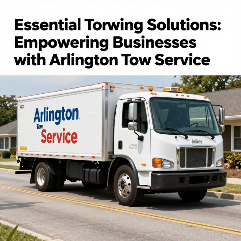 An Arlington Tow Service truck on the streets of Arlington, symbolizing their commitment to reliable roadside support.