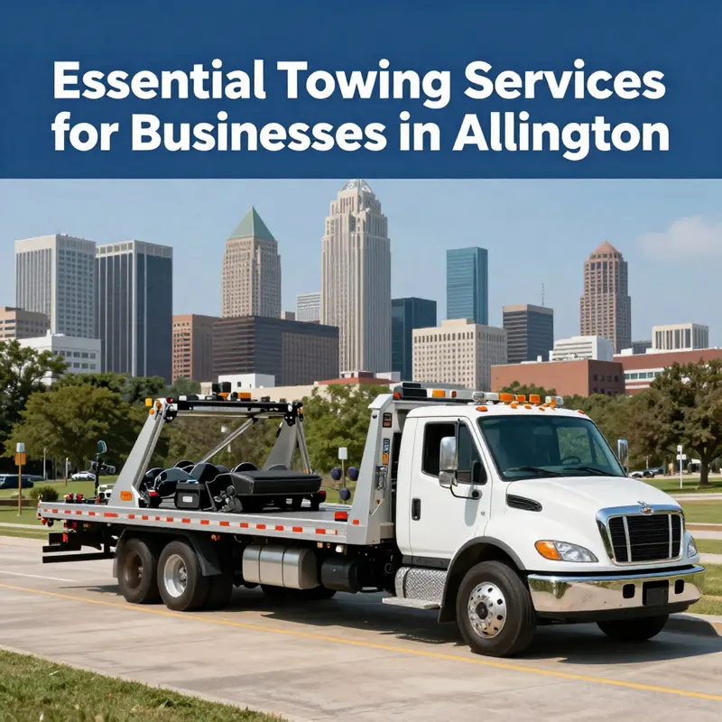 An overview of professional towing options in the urban landscape of Arlington.