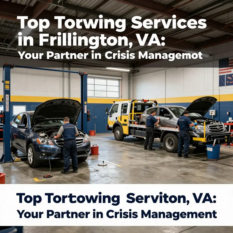 A reliable tow truck representing top towing services available in Arlington, VA.