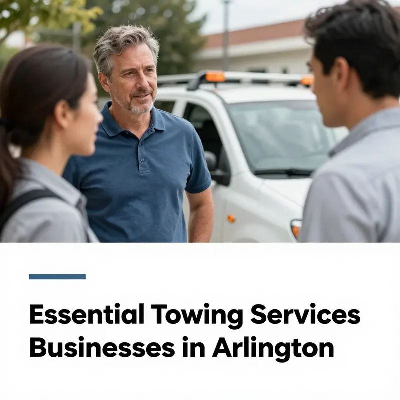 An overview of professional towing options in the urban landscape of Arlington.