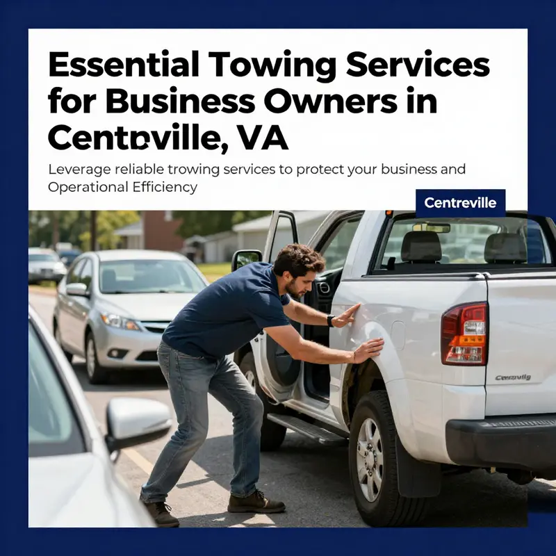 Image of a towing service assisting a driver in need, highlighting the importance of reliable towing services in Centreville.