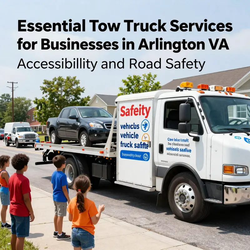 Reliable tow truck services in action on the streets of Arlington.