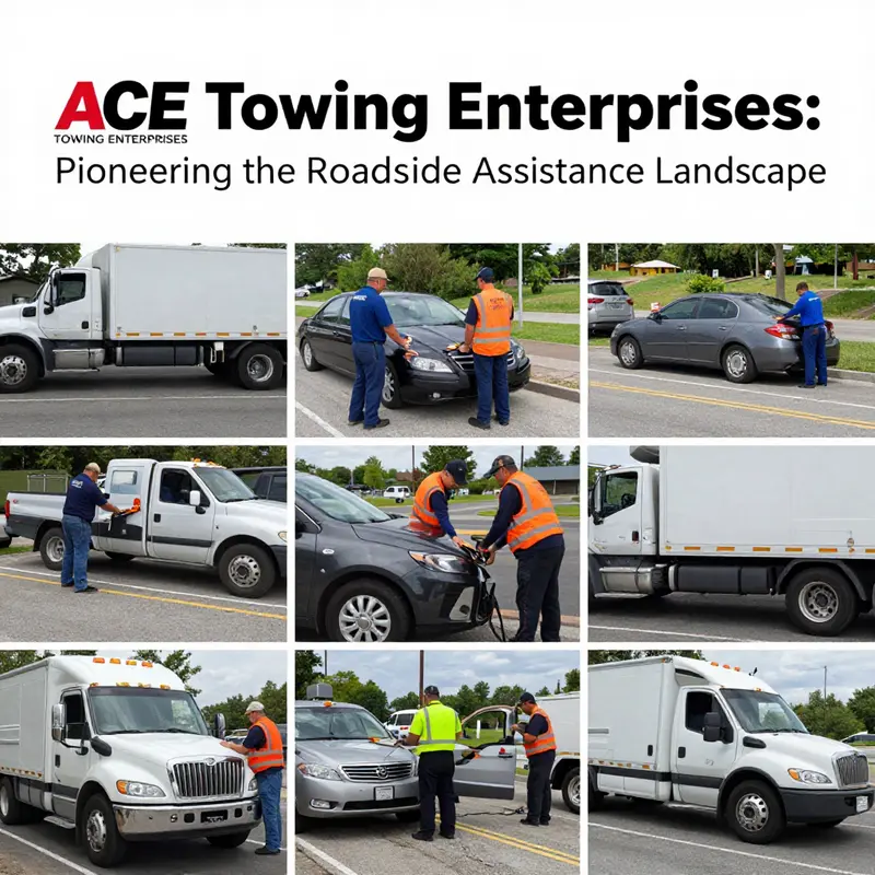 ACE Towing Enterprises’ diverse fleet, reflecting their commitment to readiness and service excellence.
