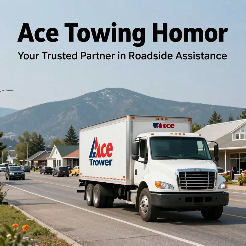 Ace Towing’s vehicle ready to provide services in Homer, Alaska.