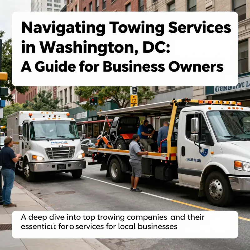 Various tow trucks assisting customers throughout Washington, DC, reflecting the importance of towing services.