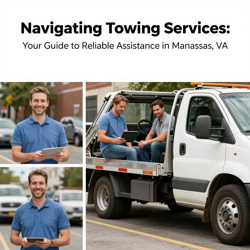 Local towing service providers in Manassas, VA, showcasing their readiness to assist businesses.