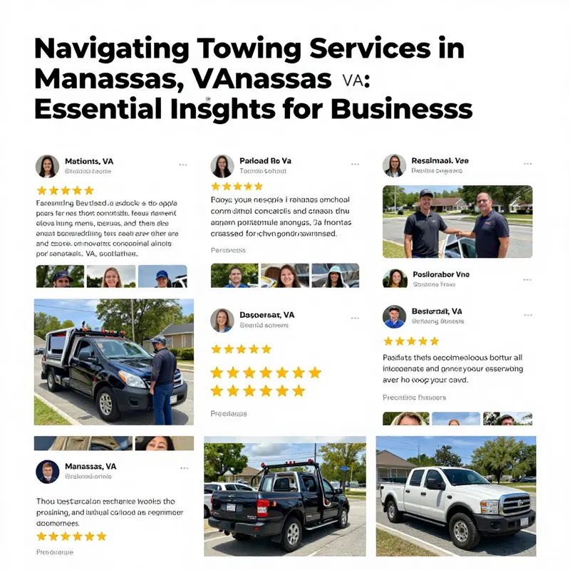 Overview of towing services available in Manassas, VA, showcasing various options for businesses.