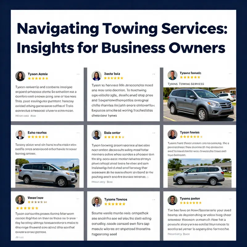 Customer feedback highlights Tysons Towing’s reliability and quality service.