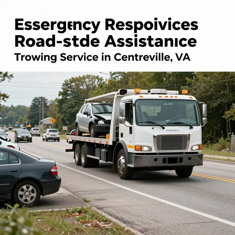 A reliable towing service yard ready for any emergency in Centreville, VA.
