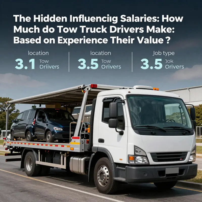 A visual representation of varying wages for tow truck drivers in Canadian cities.