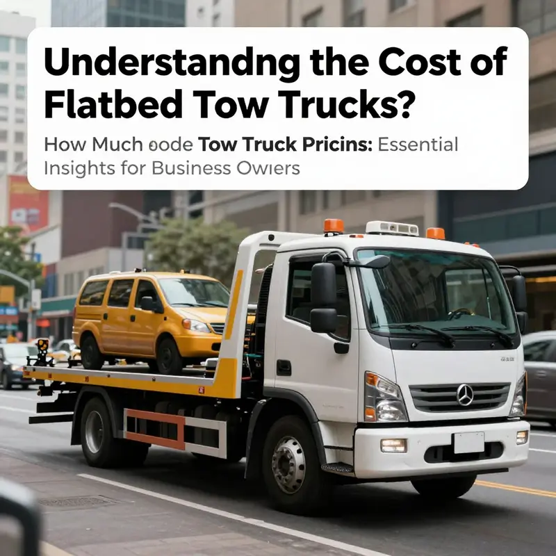 Flatbed tow trucks are versatile and commonly used in various towing scenarios.