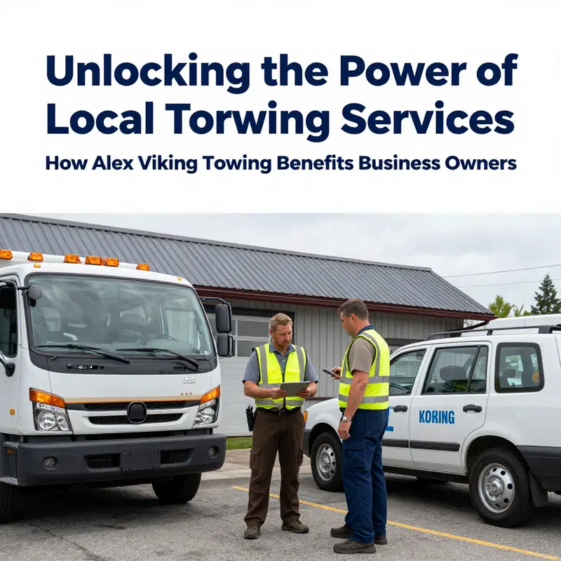 A robust towing truck from Alex Viking Towing providing essential rescue services in Minnesota.