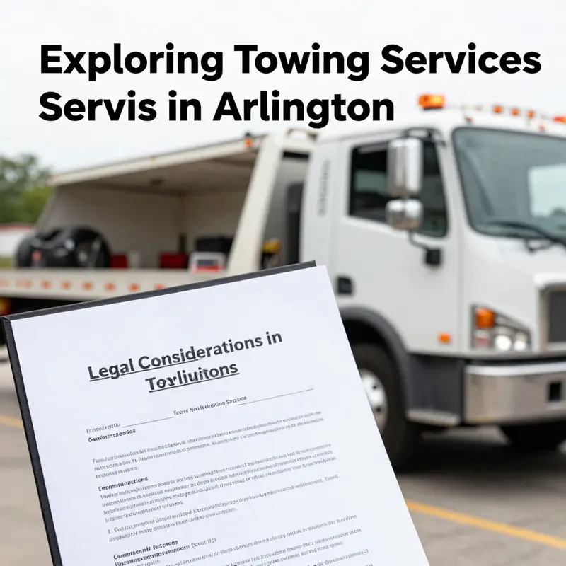 An overview of bustling local towing services in Arlington.