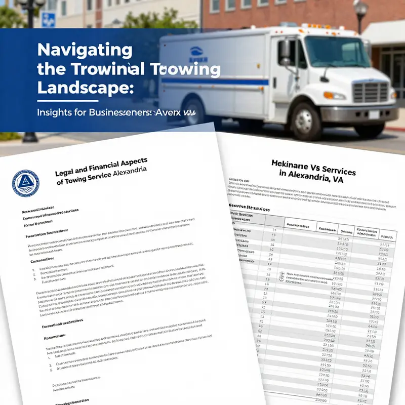 A glimpse into the legal and financial landscape impacting towing services in Alexandria, VA.