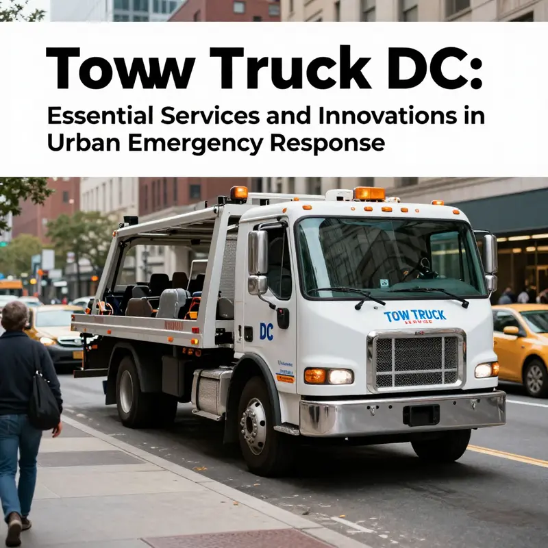 A professional tow truck service ready to assist in Washington, D.C.