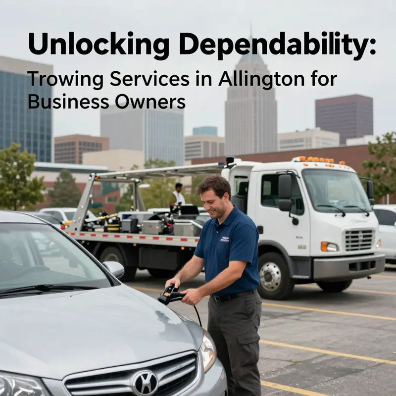 Emergency assistance on-call: A tow truck responds promptly to a vehicle breakdown in Arlington.