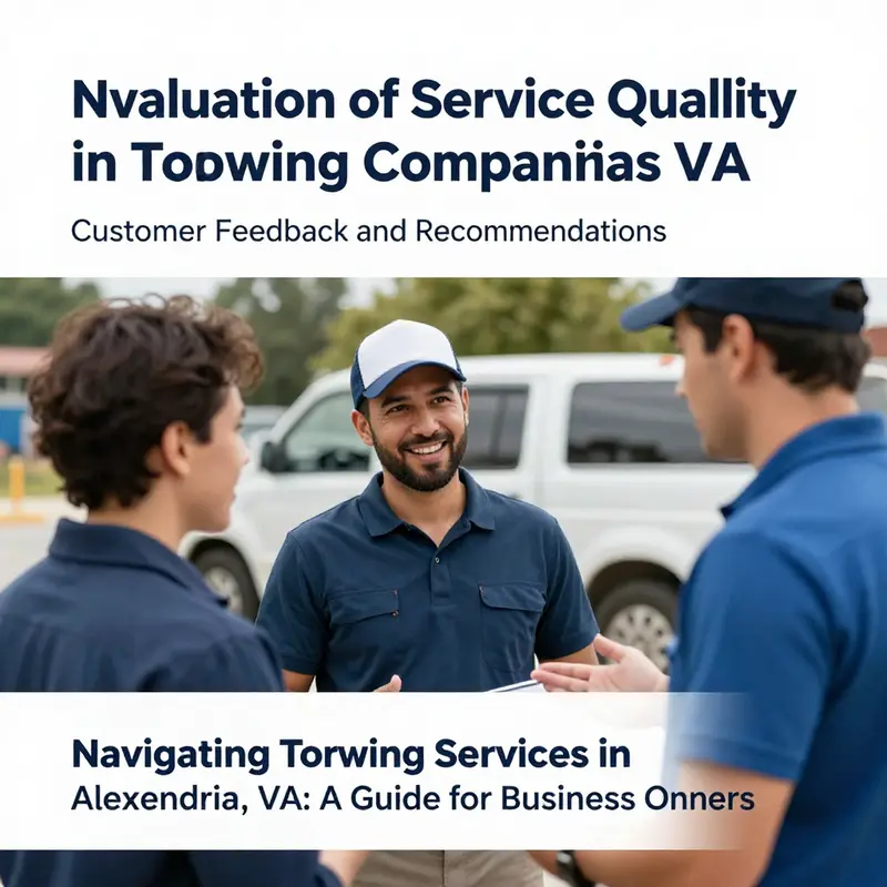 An overview of prominent towing companies actively serving Alexandria, VA.