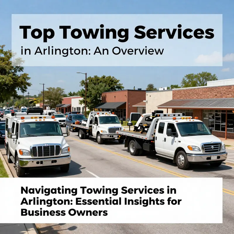 An overview of reliable towing services available in Arlington, TX, showcasing their readiness to assist the community.