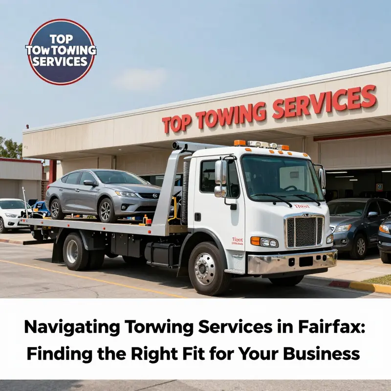 Professional towing services in Fairfax ready to assist local businesses.