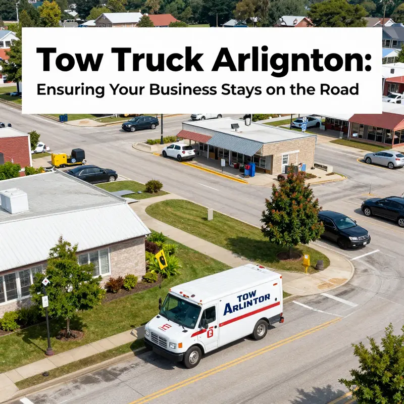 Tow Truck Arlington vehicle ready to assist on a busy Arlington street.