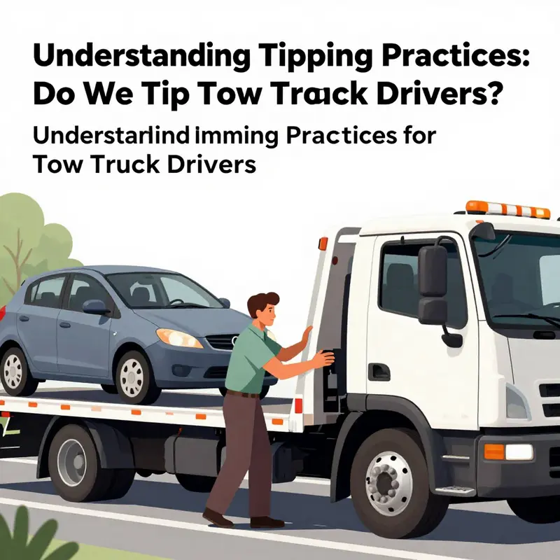 A tow truck driver providing exemplary service to a stranded driver.