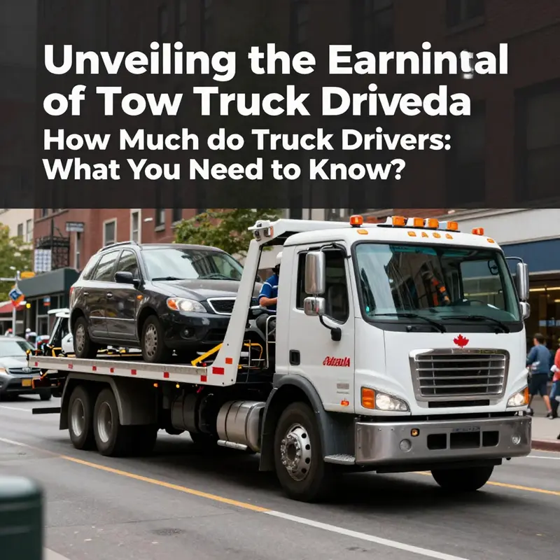 A tow truck driver in Canada demonstrating the critical role of towing services.