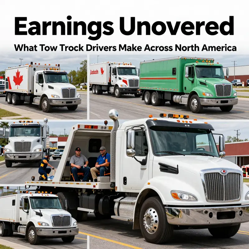 A vibrant cover image featuring diverse tow truck drivers working in various roadside assistance scenarios.