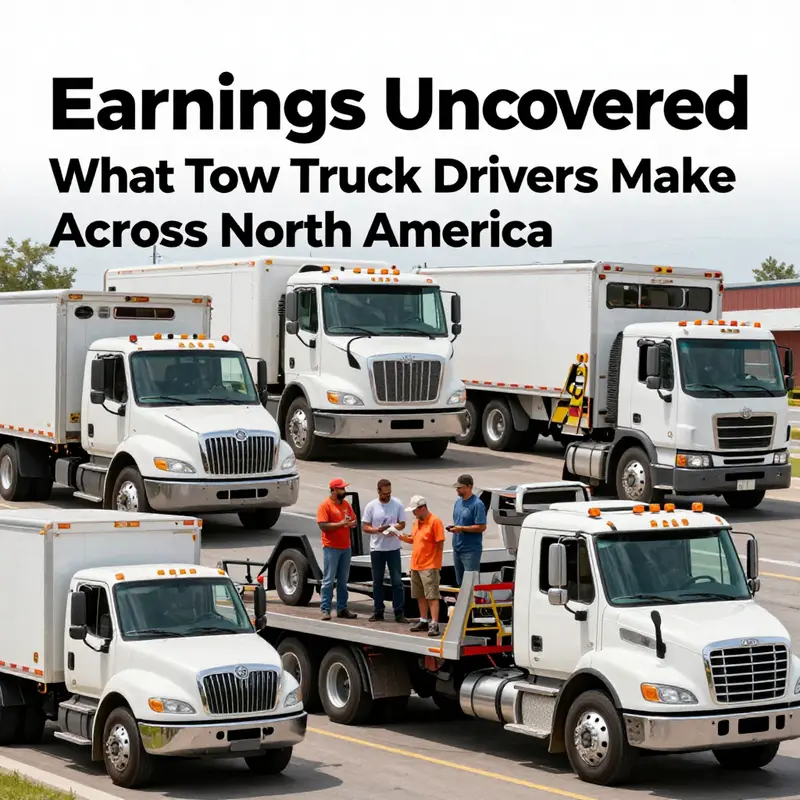 Exploring the landscape of tow truck driver salaries across various Canadian cities.