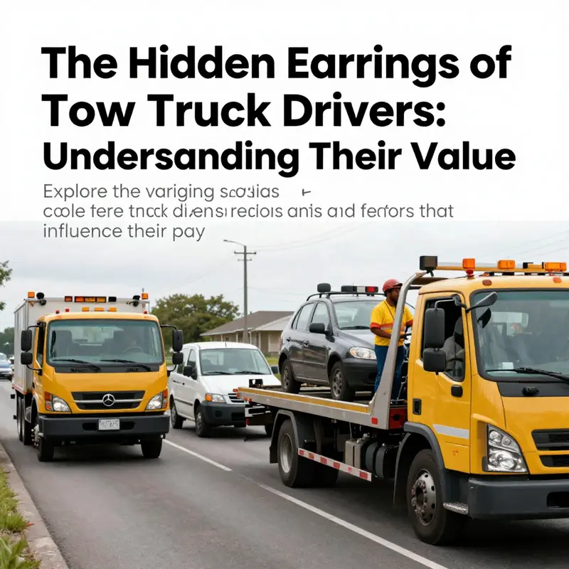 Two tow truck drivers assisting vehicles on the roadside, illustrating the towing industry.