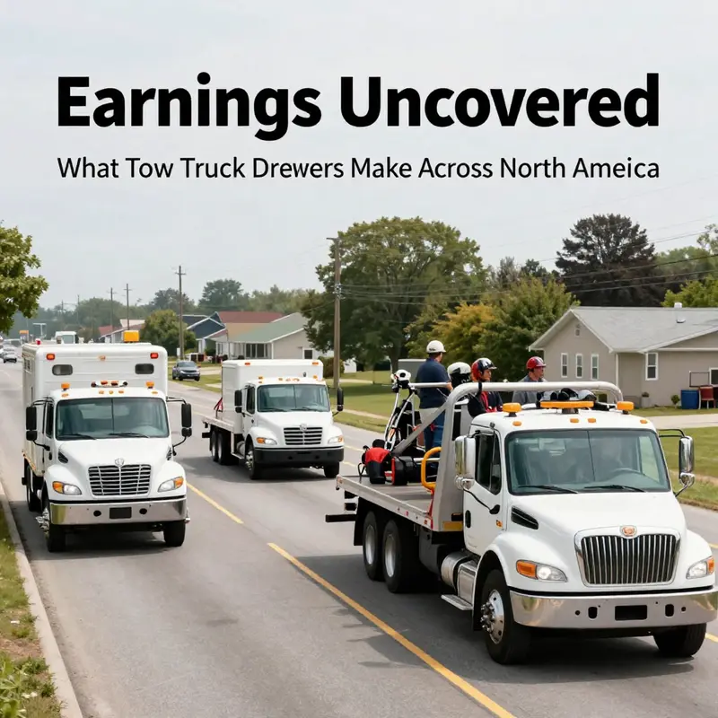 Exploring the landscape of tow truck driver salaries across various Canadian cities.