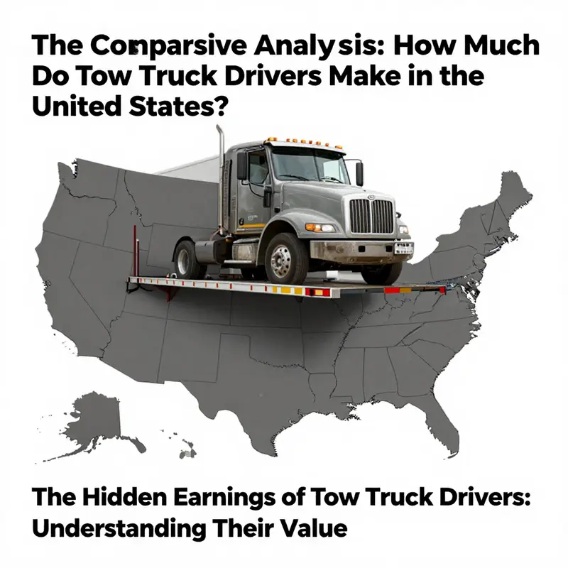 A visual representation of varying wages for tow truck drivers in Canadian cities.