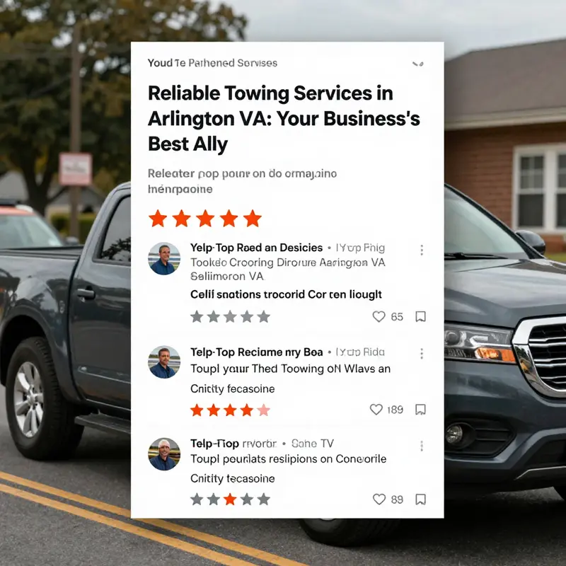 A reliable towing company showcasing their commitment to prompt assistance.