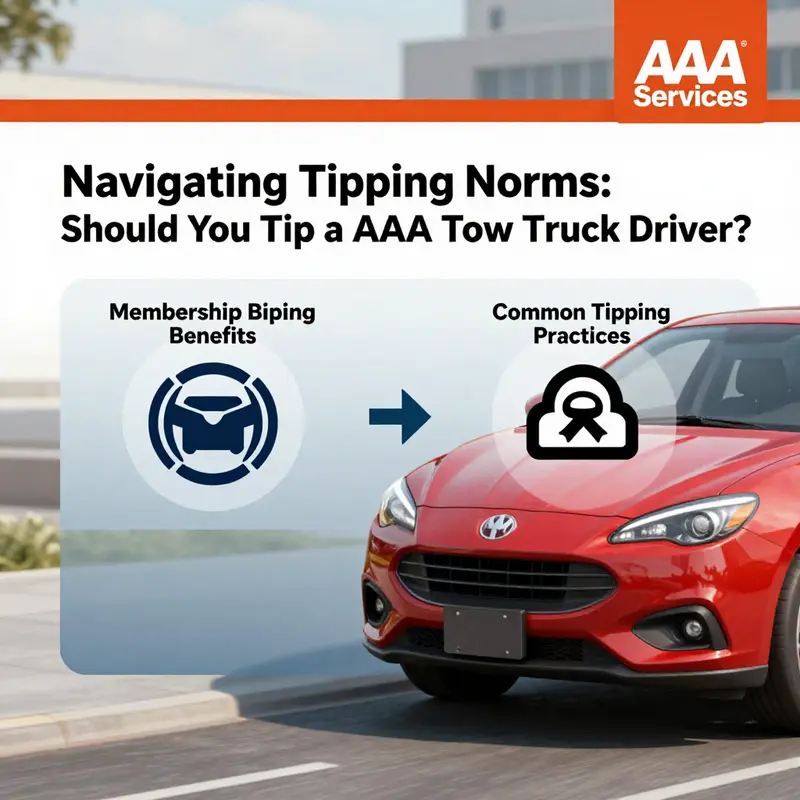 A professional AAA tow truck driver provides roadside assistance, exemplifying the service standard expected from AAA.