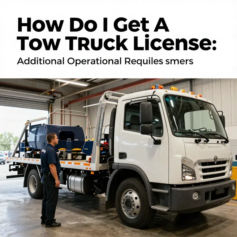 Different types of driving licenses necessary for operating tow trucks.