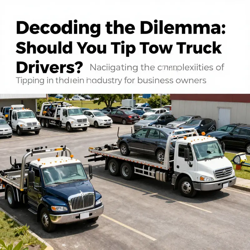 A panoramic shot of a towing yard filled with various tow trucks and vehicles, showcasing the bustling nature of the towing industry.