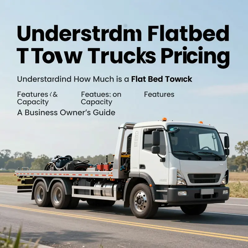 Comparative price overview of various flatbed tow trucks in the market.