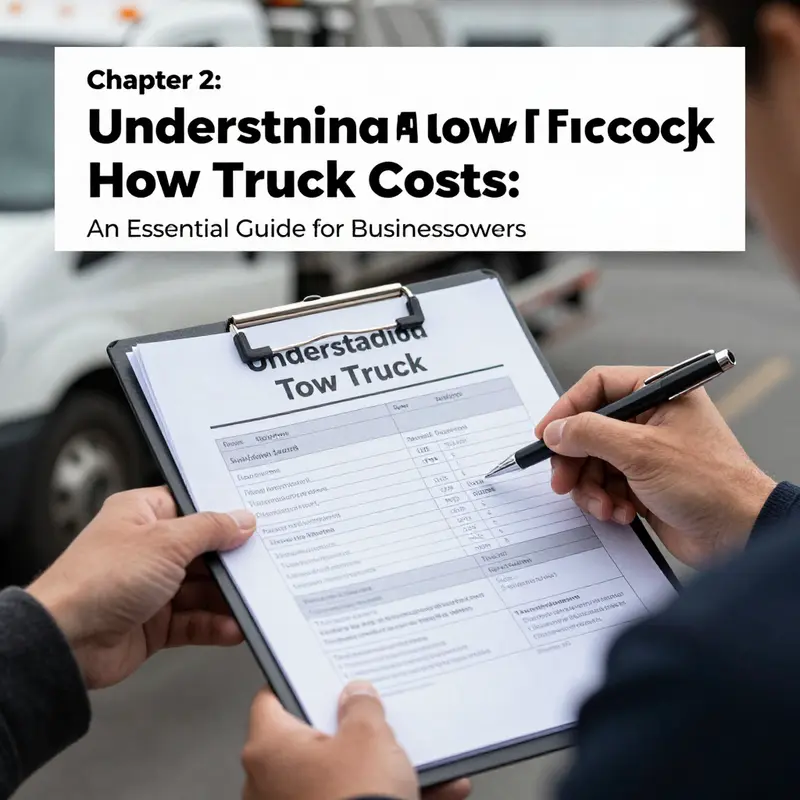 A comparison of various tow truck types and their price ranges.