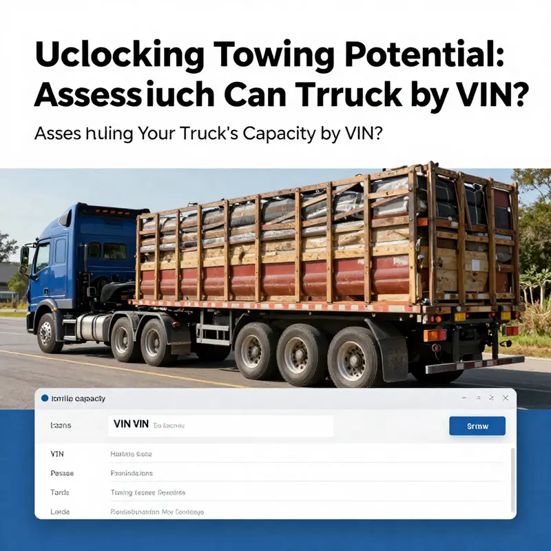 A detailed look at how towing capacity is assessed using VIN.