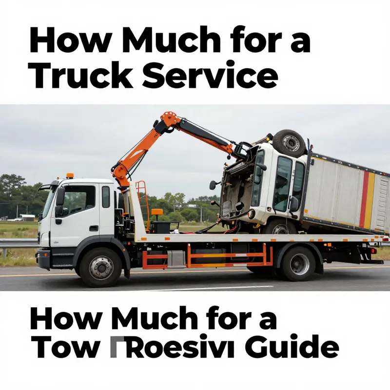 An urban tow truck prepared for towing amidst the challenges of city traffic.