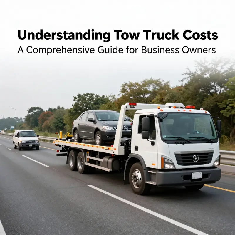 Infographic depicting the cost breakdown for local towing services based on vehicle type and distance.