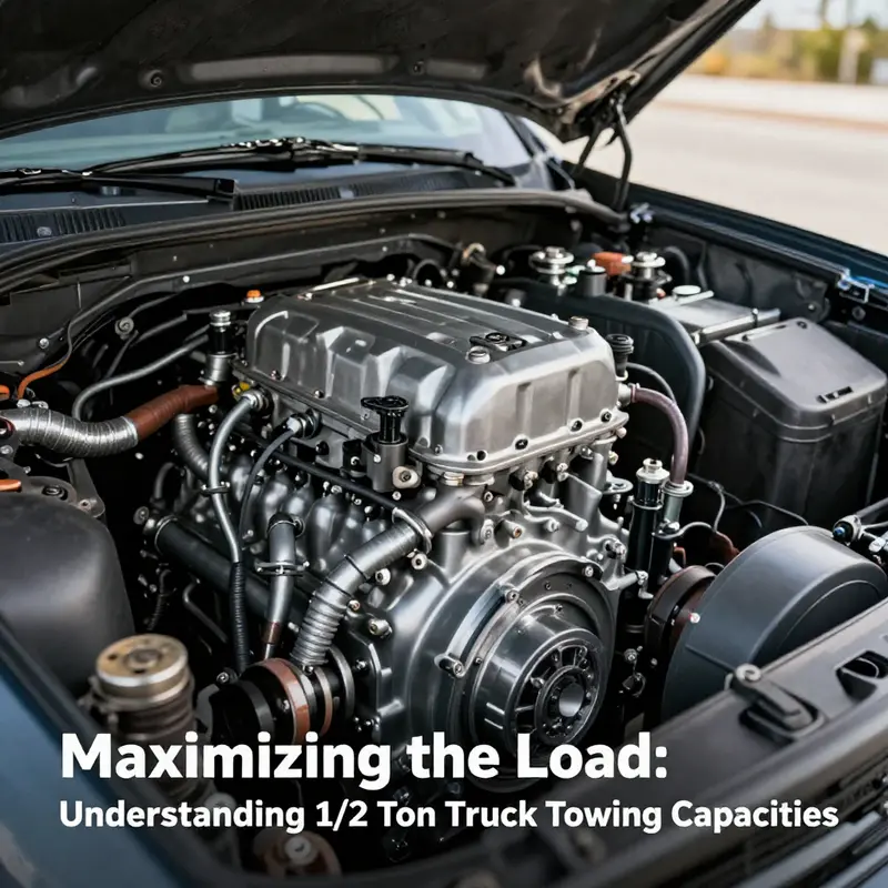 A Ford F-150 demonstrating its towing prowess on a picturesque road.