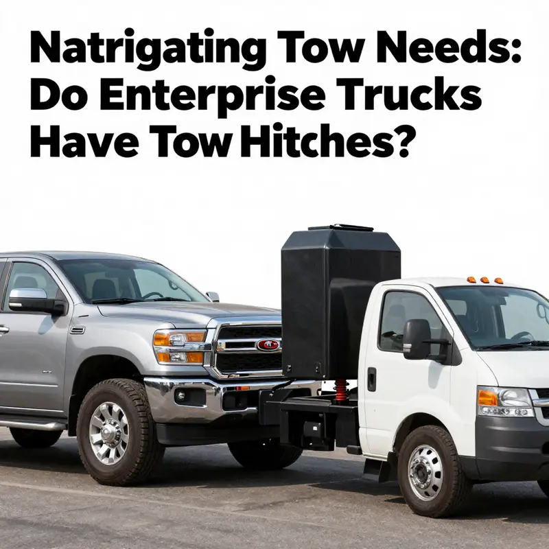 Standard vs. heavy-duty trucks available for rent at Enterprise, highlighting towing capabilities.