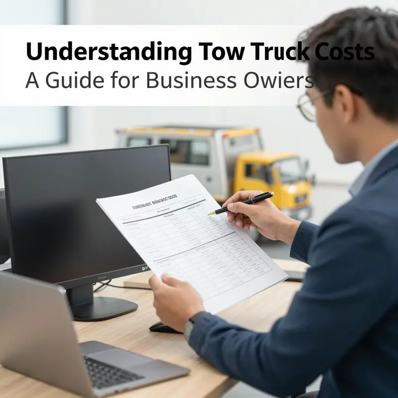 A state-of-the-art light-duty tow truck ready for service.