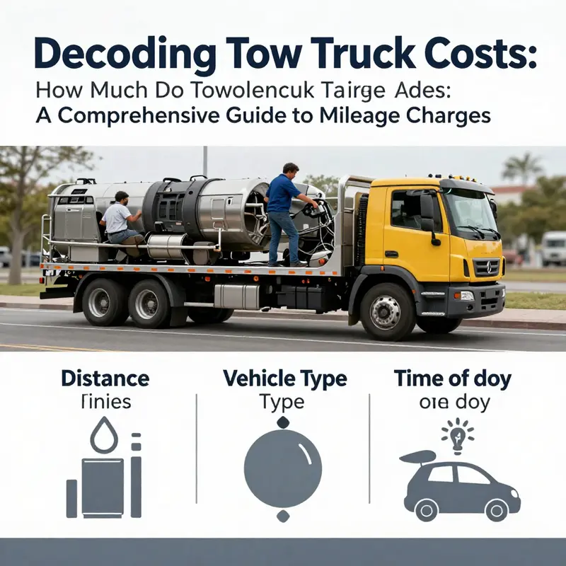 Understanding the per-mile rates charged by tow trucks with an emphasis on distance.