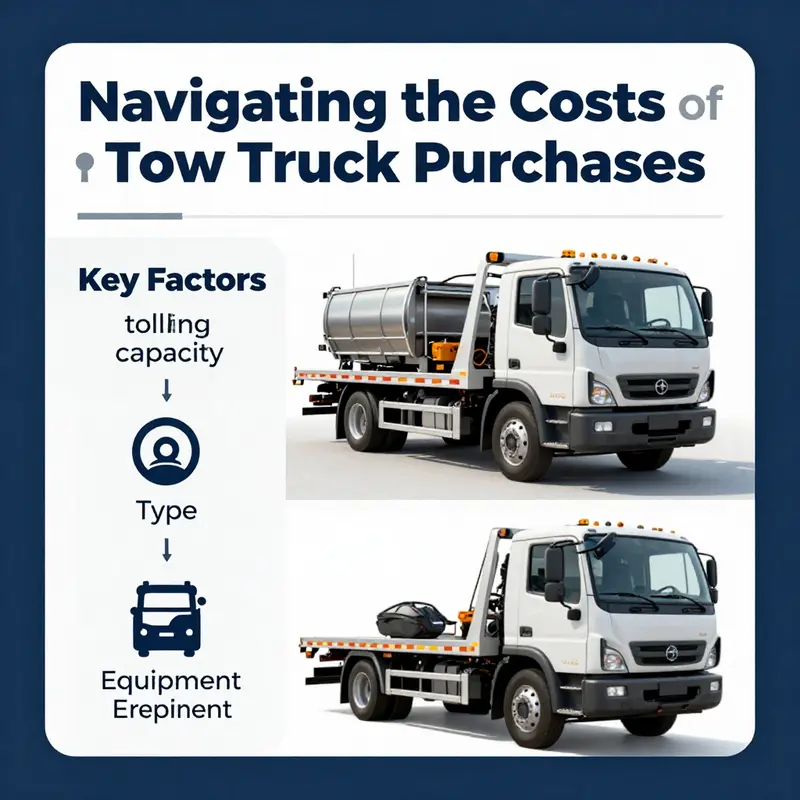 A comparison of new and used tow trucks to highlight financial implications for business owners.