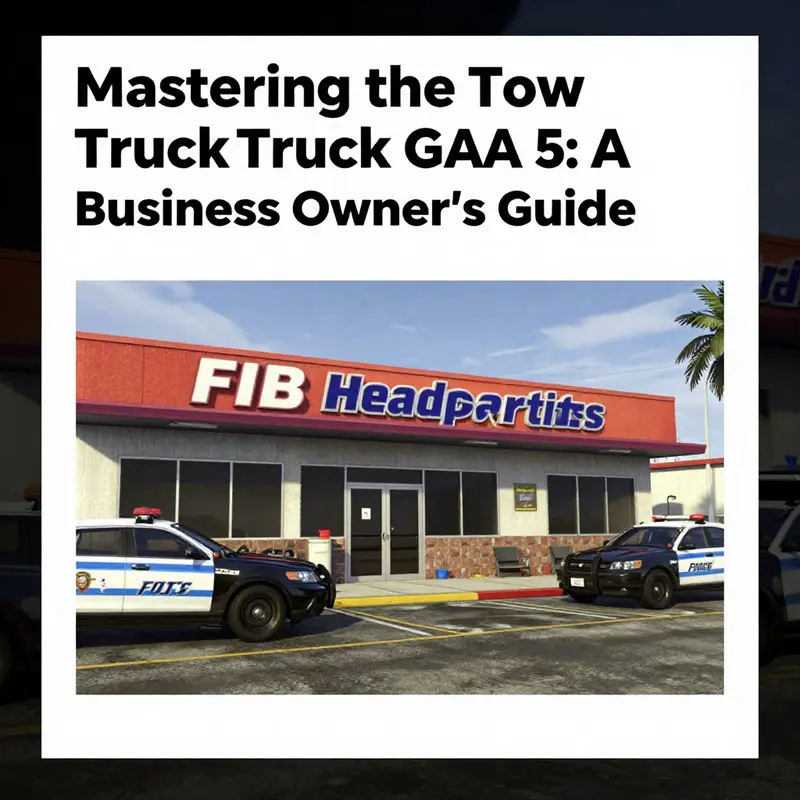 The FIB Headquarters, a critical location for the tow truck mission.